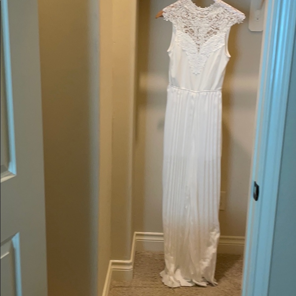 NWT Maker’s Palazzo pleated leg jumpsuit size S